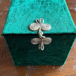 Glass Painted Christmas Ornament